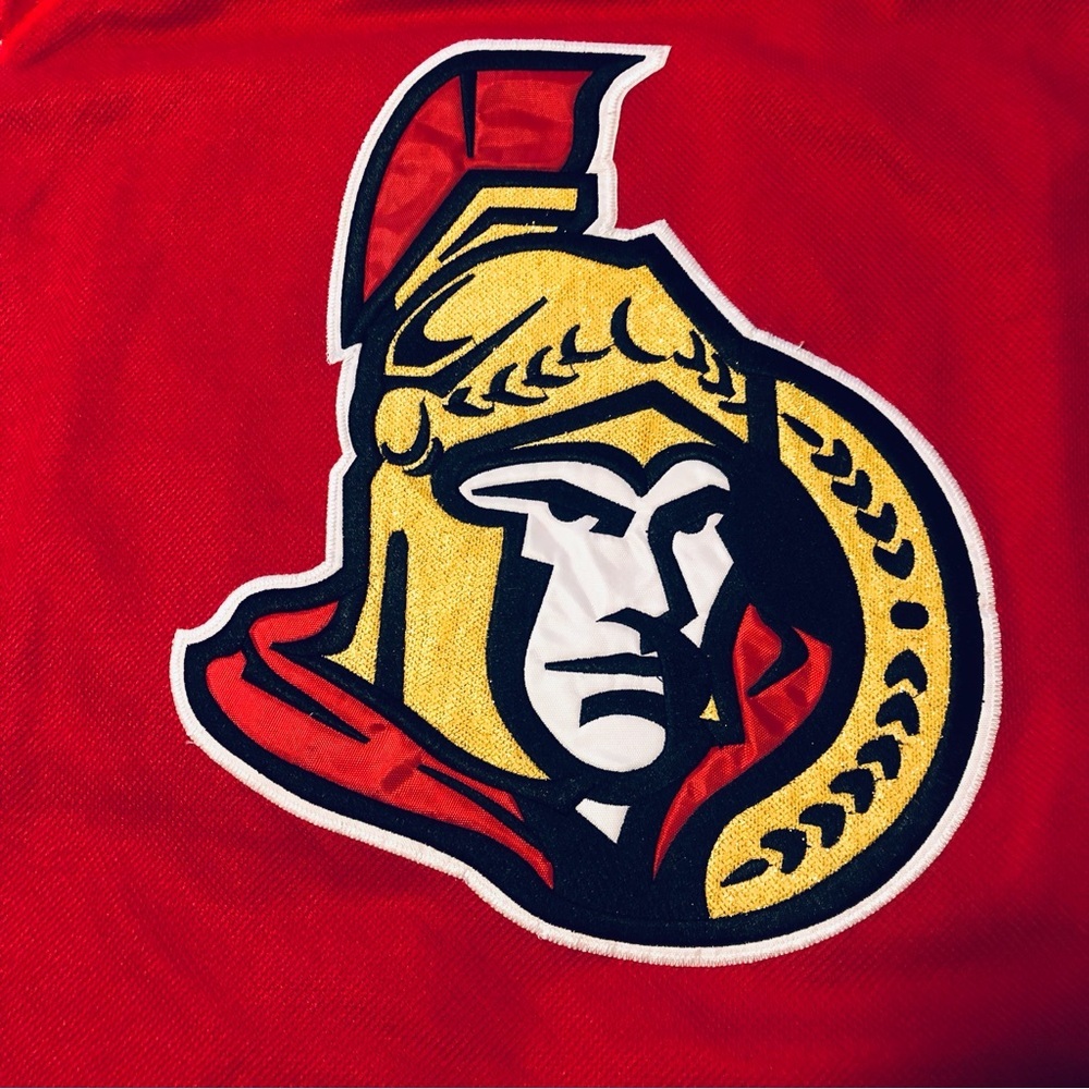 Qttawa Senators Spezza 19 Hockey Jersey NHL Size 50 RED Canadian Authentic CCM - Picture 9 of 12